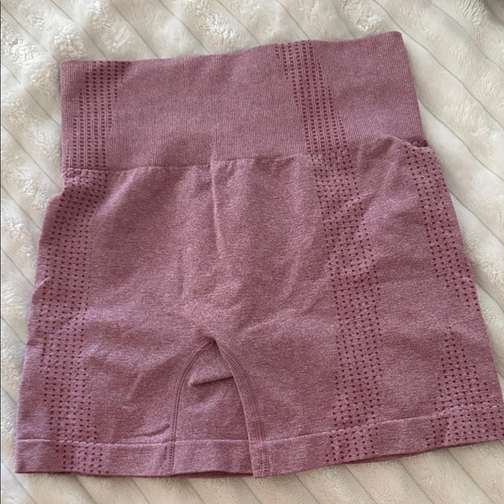 Women's pink workout shorts